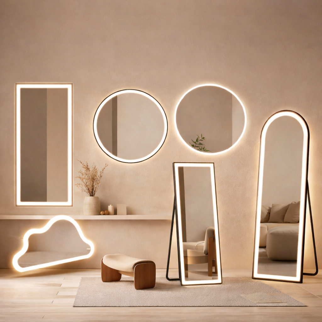 Modern Light Mirrors